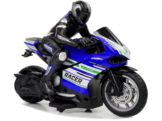Motocicletta da Corsa Telecomandata Blu