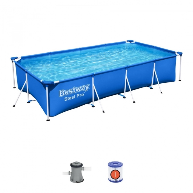 Piscina a telaio Bestway Steel Pro 400 x 211 x 81 cm