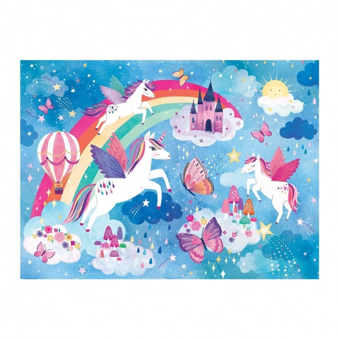 Puzzle Sogni di Unicorni Profumati 60 Pezzi