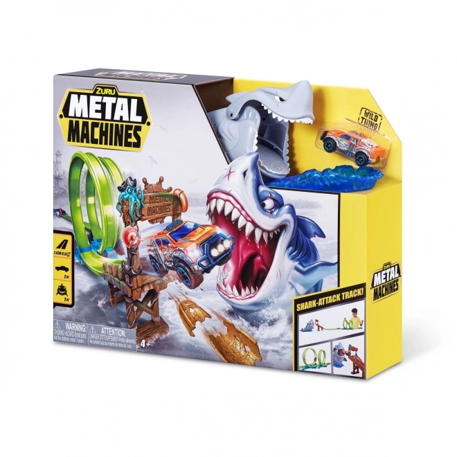 Set pista d'attacco dello squalo Metal Machines