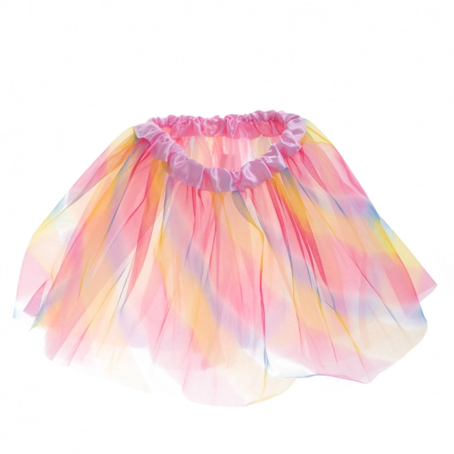 Gonna Tutu in Tulle per Costume di Carnevale Rosa – arcobaleno