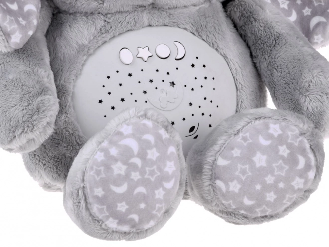 Proiettore peluche coniglio ninna nanna