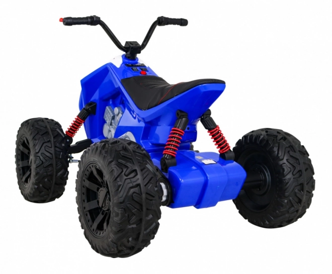 Batteria quad Lucky Seven Blu + Ruote in EVA + Avvio lento + LED + MP3 USB
