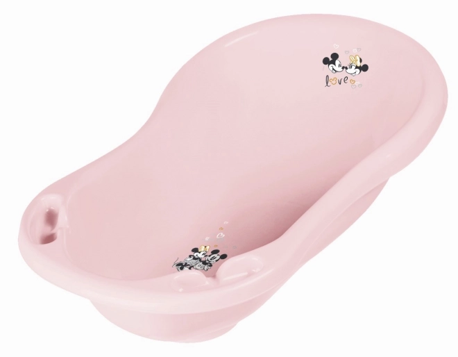 Vasca per bambini Minnie con tappo - 84 cm, rosa