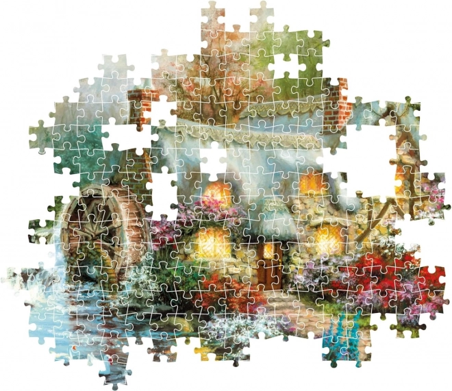 Puzzle 1500 pezzi Rifugio compatto in campagna