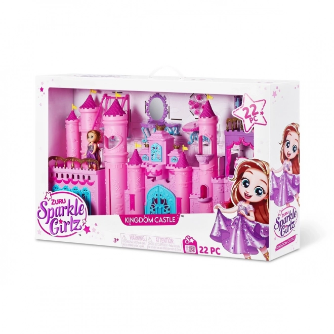 Playset castello reale con bambola Sparkle Girlz