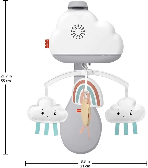 Fisher-Price Giostrina per Culla Pioggia con Arcobaleno