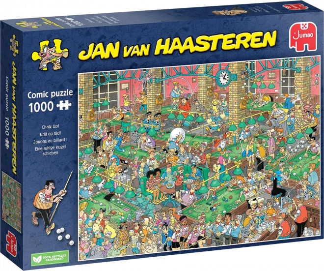 Puzzle da 1000 pezzi Biliardo di Jan van Haasteren