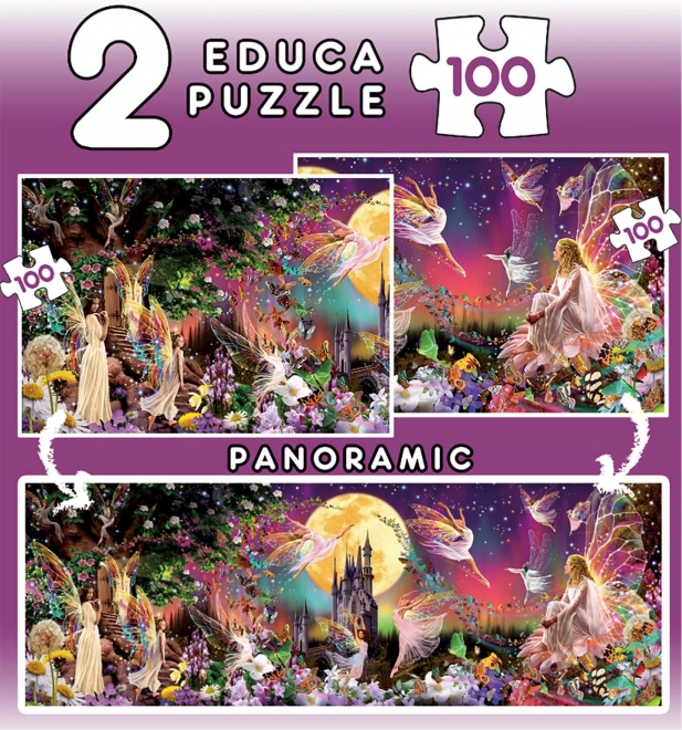 Puzzle panoramico fiabe Educa