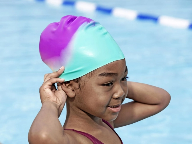 Cuffia da nuoto in silicone per bambini