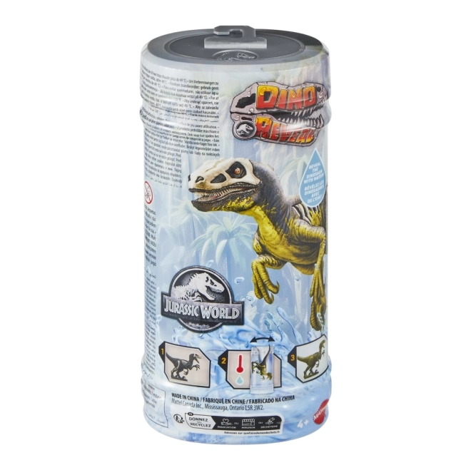 Mondo giurassico dinosauro con sorpresa