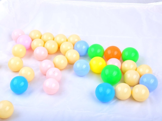 Palline di plastica colorate