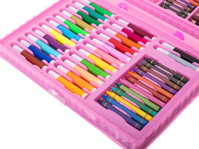 Set da disegno per bambini in valigetta – Rosa