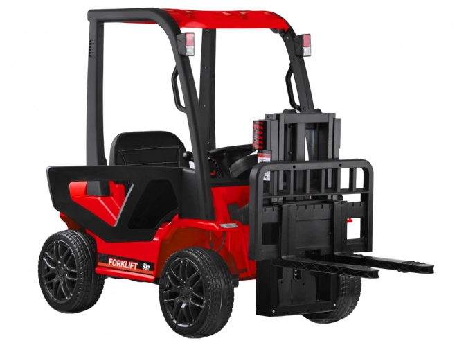 Carrello elevatore a batteria con telecomando – rosso