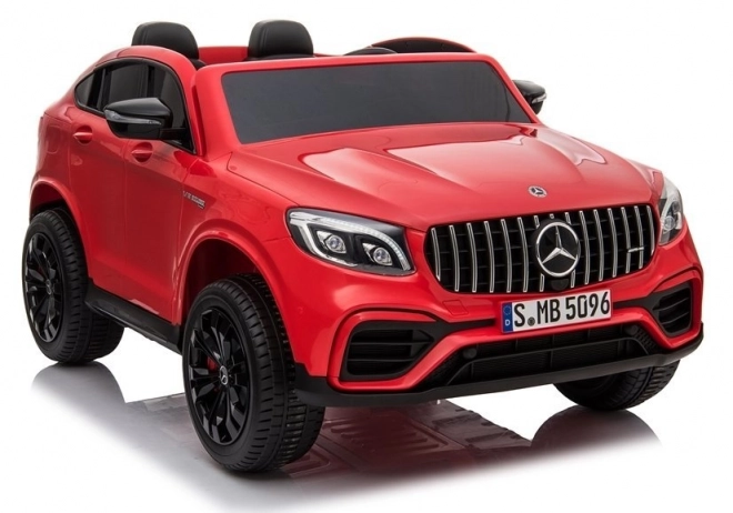 Auto elettrico per bambini Mercedes GLC 63S rosso verniciato