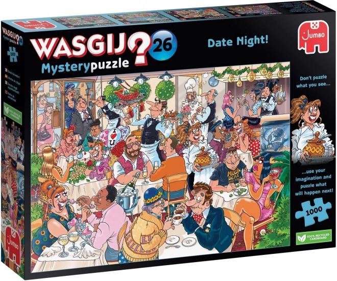 Puzzle JUMBO Wasgij Mystery: Incontro Notturno! 1000 Pezzi