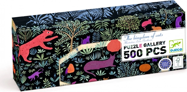 Djeco Puzzle Regno dei Gatti 500 pezzi