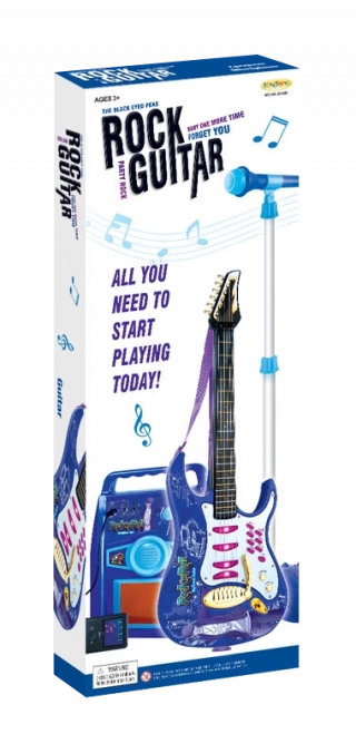 chitarra per bambini con altoparlante e microfono