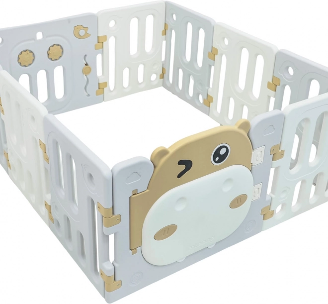Box per bambini Modulo Ippopotamo marrone