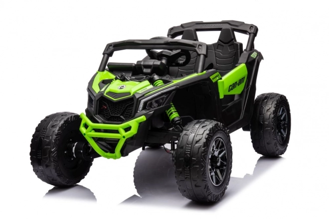 Auto a batteria buggy verde Can-Am