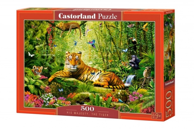 Puzzle 500 pezzi Sua Maestà la Tigre