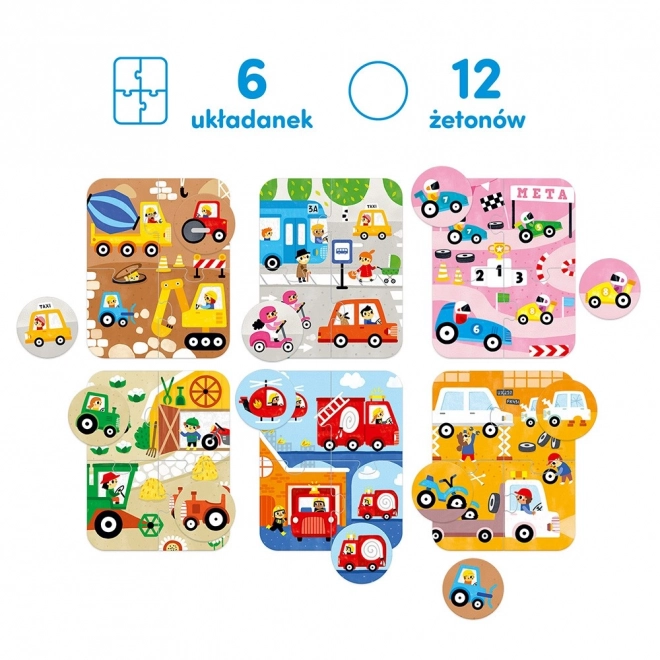 Puzzle Auto Piccole e Grandi