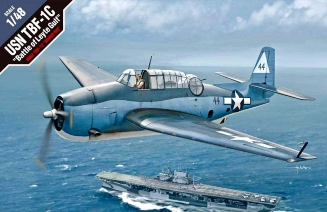 Modello da assemblea USN TBF-1C Battaglia del Golfo di Leyte 1/48