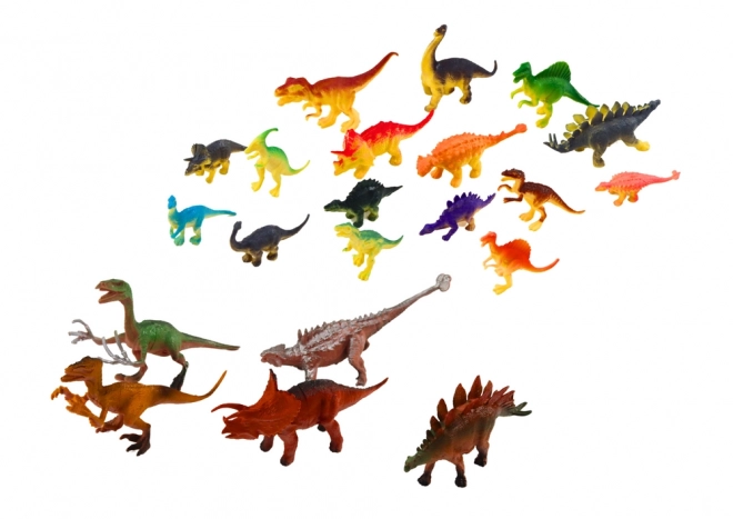 Set di Figure di Dinosauri Verde con Grande Dinosauro