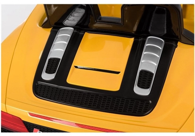 Auto elettrica per bambini Audi R8 Spyder Giallo