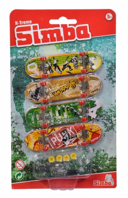 Set di Mini Skateboard X-Treme 4 Pezzi