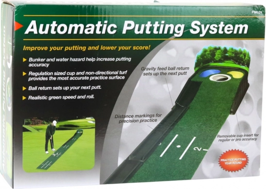 Tappetino da allenamento per golf con feltro, 3 buche, 175cm