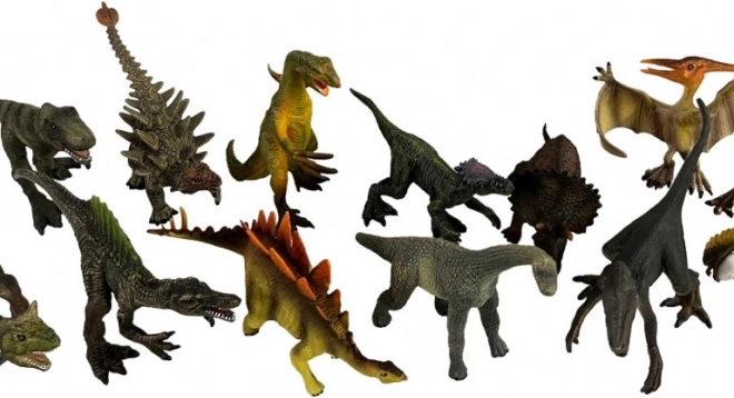 Figure di dinosauri - set di 12 pezzi