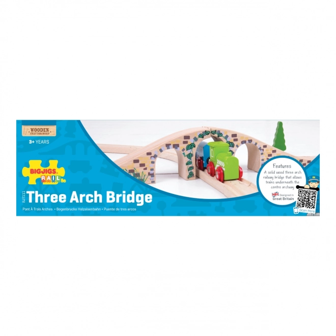 Ponte Ferroviario in Legno Bigjigs Rail