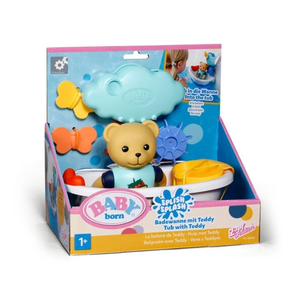 BABY born splish splash vaschetta con orsetto