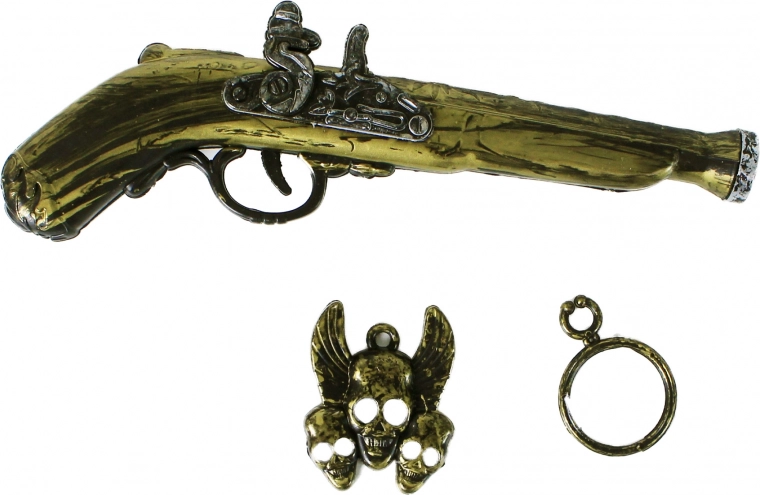 Pistola in bronzo di stile