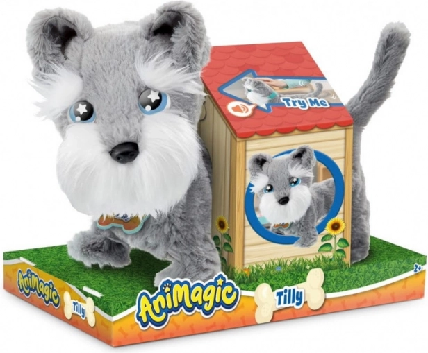 Mascotte interattiva AniMagic cane Tilly