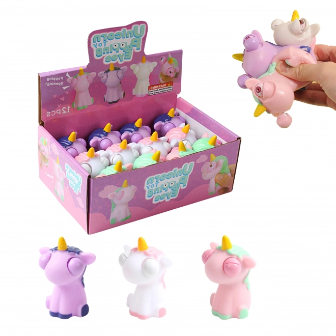 Unicorno da stringere 8 cm