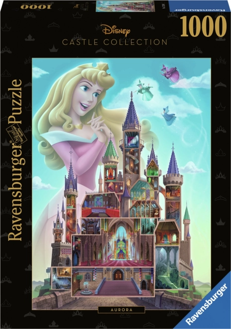 Puzzle Ravensburger Castello di Aurora Disney 1000 pezzi