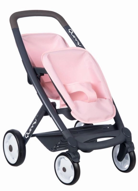 Passeggino sportivo per bambole gemelle Maxi Cosi rosa chiaro