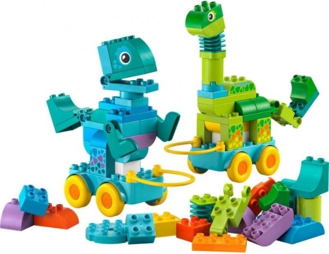 Costruzioni LEGO DUPLO 3 in 1: Dinosauri su Ruote