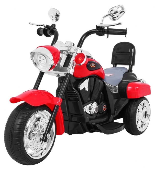 Motocicletta Chopper NightBike bianca – rosso