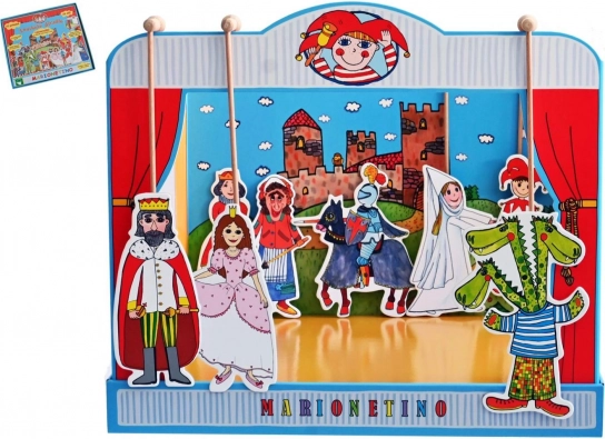 Teatro delle marionette universale con accessori