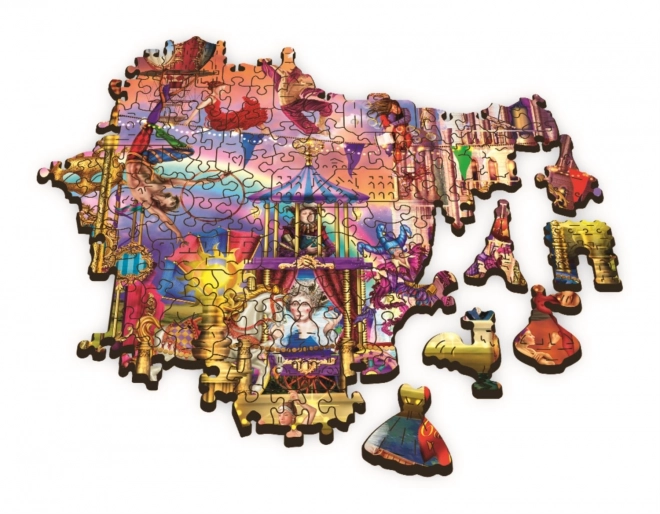 Puzzle in legno magia del mondo 501 pezzi