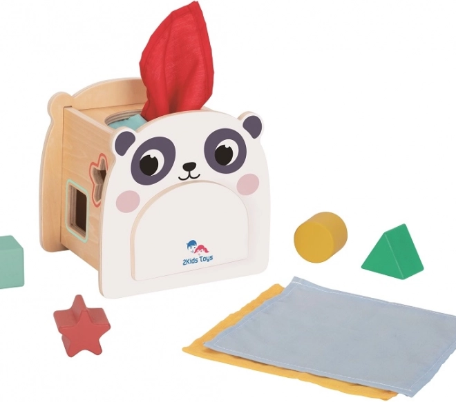 Cubo motorico Panda di 2Kids Toys