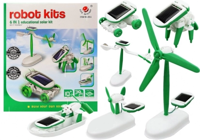 Kit educativo robot solare 6 in 1