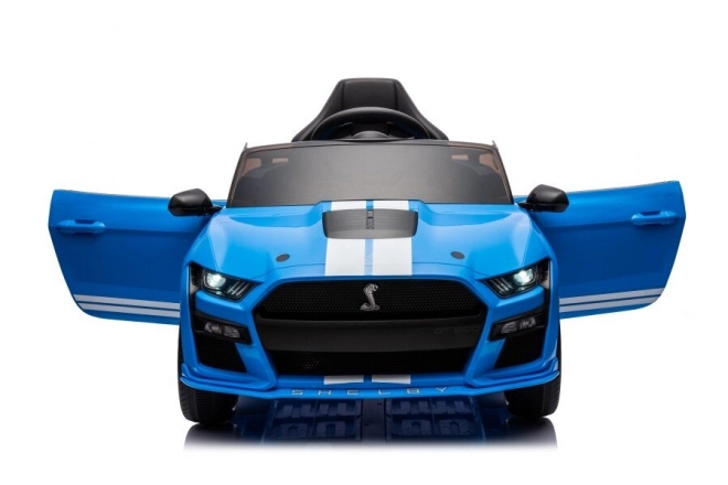 Auto elettrico Ford Mustang GT500 Shelby blu