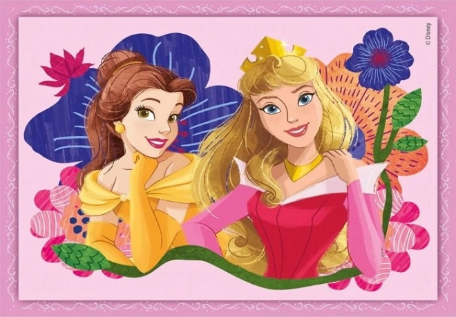 Puzzle Disney Principesse 4 in 1