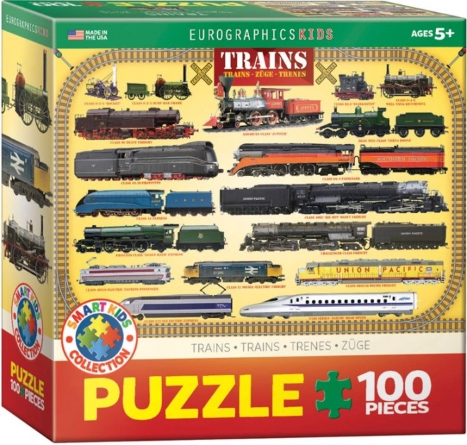 Puzzle Treni 100 pezzi