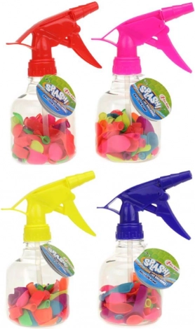 Pompa manuale per palloncini d’acqua con palloncini (17 cm, colori assortiti)