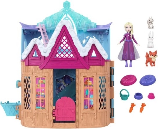 Casetta invernale per bambole DISNEY FROZEN – Elsa e animaletti Storytime Stackers
